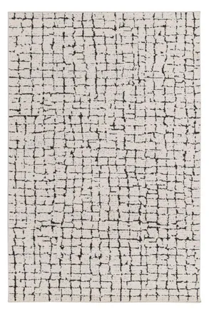 AFK Living Alfombra ultrasuave con efecto esculpido beige 120 x 170 cm