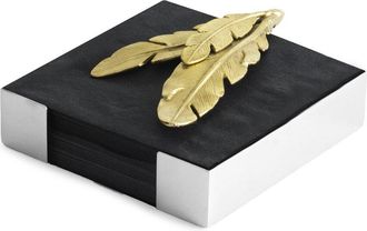 Michael Aram Gold Feather Napkin Holder