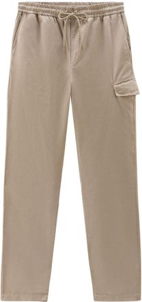 Woolrich straight-leg cargo trousers - men - Linen/Flax/Cotton - M - Neutrals