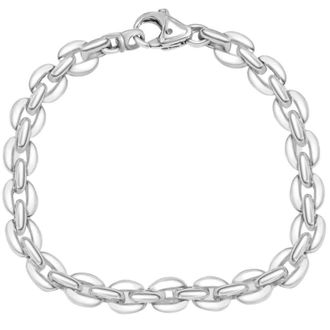 Pompeii3 Mens Link 14k Gold (40gram) or Platinum (65gram) 8mm Bracelet 8.25