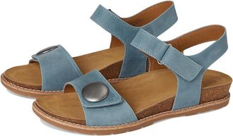 COMFORTIVA Gwen Womens Sandals Quarry Blue : 8.5 W (D), Leather