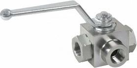 OEM V&aacute;lvula De Bola De Tres V&iacute;as Bk3 Bsp 3/8 (rosca Interna)