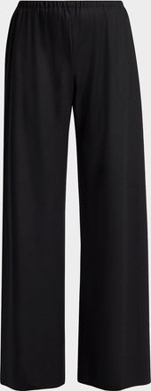 The Row Gala Wool Wide-Leg Pull-On Pants