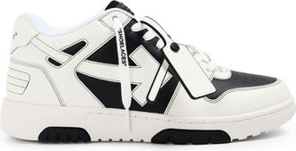 Off-white Mens Off White Out Of Office Classic Trainers, Trademark Branding in.Black/white - Size UK 10
