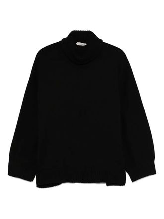 Alberta Ferretti turtleneck sweater - women - Virgin Wool/Cashmere/Silk - S - Black
