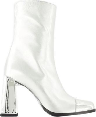 Carel Moon Boots - Dames - Laarzen met Hak - Grijs - 36 EU - Leer - Schoenen