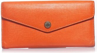Michael Kors Michael Kors oranje leren portemonnee