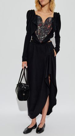 Vivienne Westwood Wool Skirt, Womens, Black
