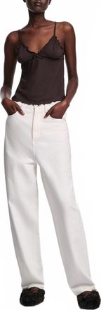 Dorothee Schumacher Denim Attraction Baggy Pant In Pure White