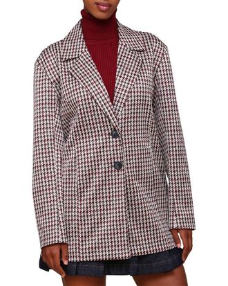 Avec Les Filles Houndstooth Blazer