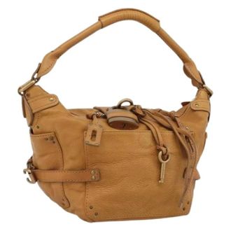 Chlo&eacute; Pre-owned Shoulder Bag - Dames - Pre-owned - Bruin - Maat: ONE Size Leer