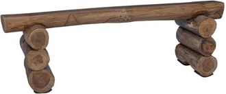 vidaXL Banco Natural 110 X 30 X 34 Cm Madera De Teca Maciza Vidaxl