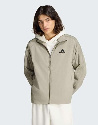 adidas adidas Performance - City Tech - Top sportivo argento con 3 strisce