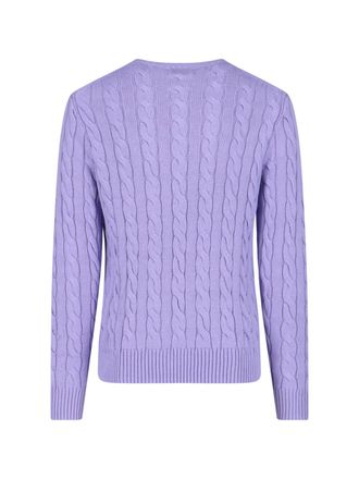Polo Ralph Lauren Mens Sweaters Violet Cotton
