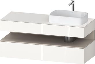 Duravit Qatego Meuble Sous-lavabo En Console, 2 Tiroirs, 2 - Duravit