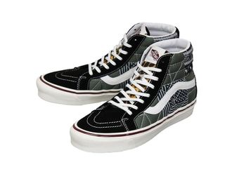 Vans Sk8-Hi 38 DX PW Shoes (Anaheim Factory) Quilted Mix : Mens 4.5 - Womens 6 Medium, Textile/Leather