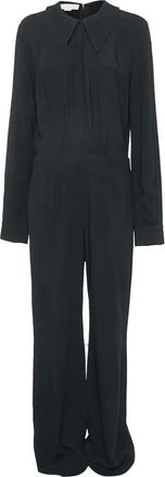 Stella McCartney pleated-details jumpsuit - Black