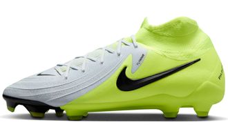 Nike Nike Men Phantom Luna 2 Academy Mg High-top-fu&szlig;ballschuh Soccer Shoe, Metallic Silver Black Volt, 5 UK