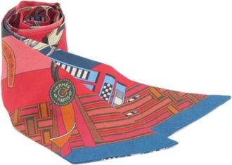 Hermès Pre-owned Scarves, female, Multicolor, Size: ONE SIZE Pre-owned Silk scarves