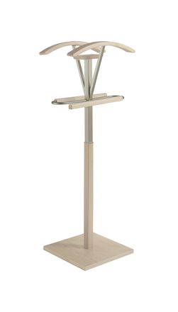 HERDASA Galán de noche doble de madera de haya roble 110x47x34 cm