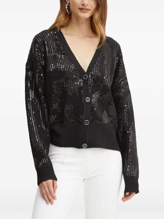 Guess Co Vest verfraaid met pailletten - Zwart