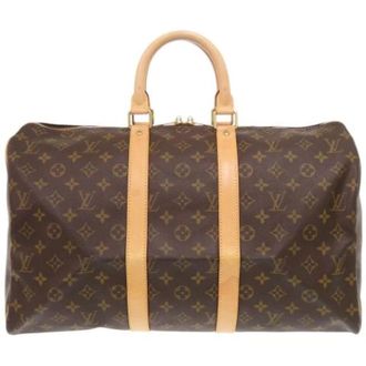Louis Vuitton Tweedehands Canvas Louis Vuitton tassen - Dames - Pre-owned - Bruin - Maat: ONE Size