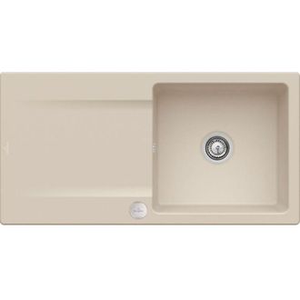 Villeroy & Boch Villeroy&boch - Villeroy Et Boch Siluet 60 Almond Ceramicplus Fregadero Con Desag&uuml;e Autom&aacute;tico