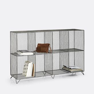 La Redoute Interieurs Wandrek in metaal, 8 opbergvakken, Areglo