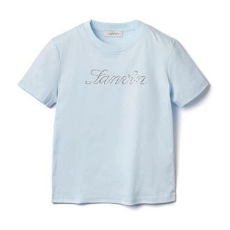 Lanvin T-Shirts, female, Blue, L, Cotton T-shirts and Polos Made in Italy