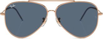 Ray-Ban Aviator Reverse pilot-frame sunglasses - unisex - Rose Gold - 59