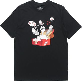 Nike AS Nike Sportswear NSW Tee Shoe Printing Short Sleeve Black CU6872-010