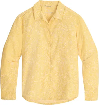 Royal Robbins Womens Salathe Sun Shirt L/S Yellow XL