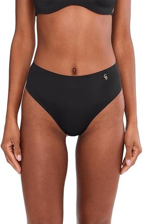 Cosabella Lisciante High-Waist Thong Womens Underwear Black 1 : MD/LG, Elastane/Polyamide