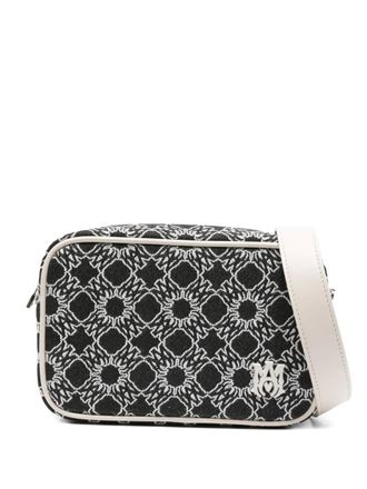 Amiri Ma Quad messenger bag - men - Cotton/Polyester/Leather/Nylon/Polyester - OS - Black