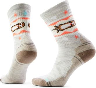 Smartwool Hike Light Cushion Otter Float Crew Wandersocken f&uuml;r Damen | grau