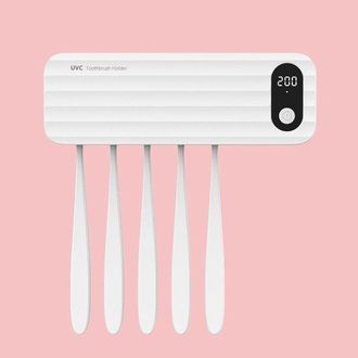 OEM Esterilizador De Cepillos De Dientes Uv Para Cepillos De Dientes El&eacute;ctricos, Recargable Por Usb, Con Tapa Y Estuche
