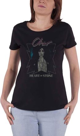 Cher Band Monkey Ladies T-Shirt Heart of Stone