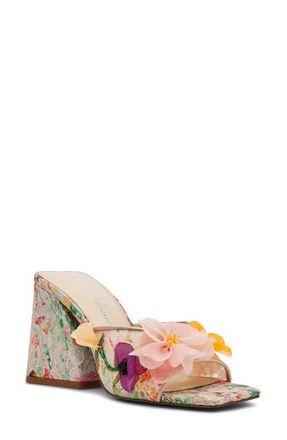 Betsey Johnson Heath Slide Sandal in Pink Multi at Nordstrom, Size 7.5