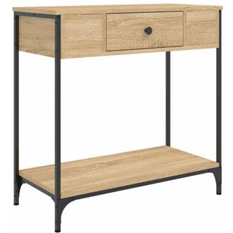 vidaXL Vidaxl - Tavolino Consolle Rovere Sonoma 75x34,5x75cm Legno Multistrato