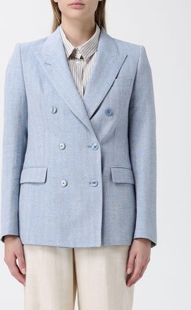 Tagliatore Blazer a doppiopetto in misto cotone e seta