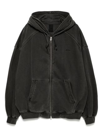 Juun.J Hoodie met geborduurd logo - Grijs