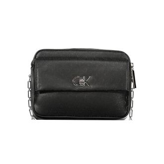 Calvin Klein Zwarte Polyester Dames Schoudertas
