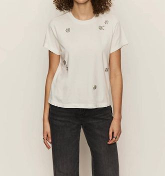 Sanctuary Embellished Tee In White