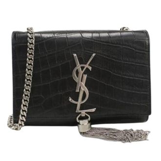 Saint Laurent Pre-owned Clutches, female, Black, Size: ONE SIZE Pre-owned Shoulder Bag