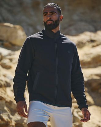 Vuori Clothing Aspen Full Zip Jacket | Black | Medium