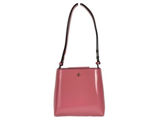 Tory Burch Tory Burch Patent Emerson Small Bucket Bag Womens Purse