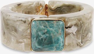 Gas Bijoux Manschette aus Acetat und Perlmutt Arty Bis