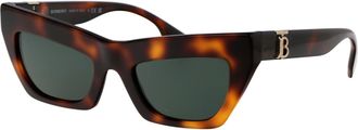 Burberry Womens Sunglasses Light Havana Acetate