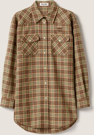 Miu Miu Plaid shirt