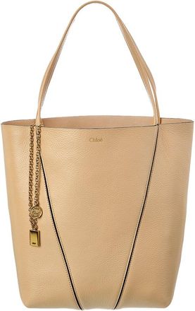 Chlo&eacute; Spin Leather Tote